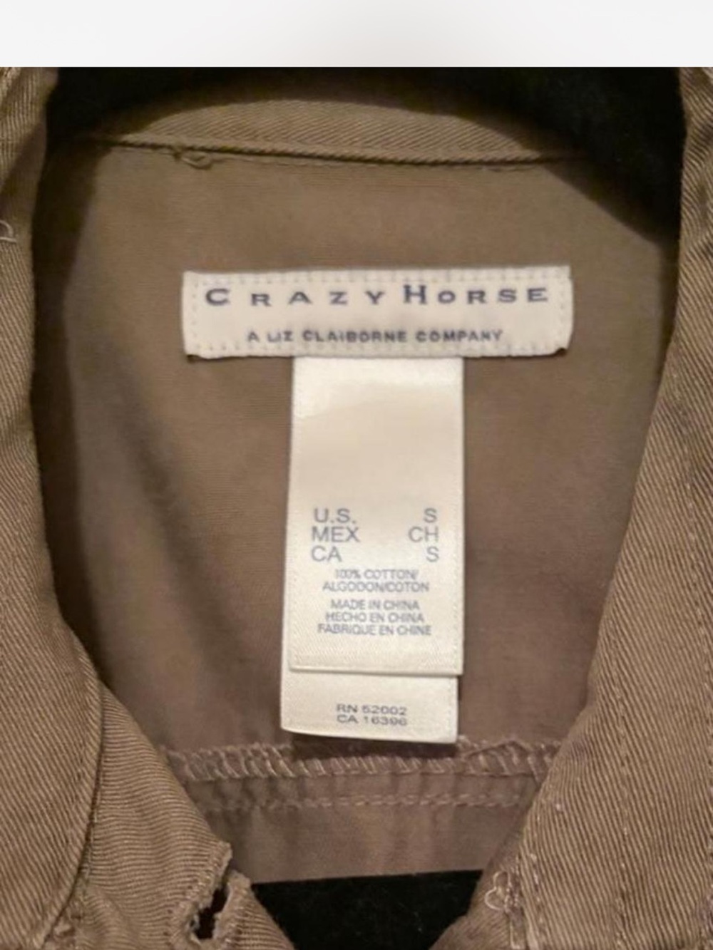 Brown Ruffle Trim Utility Jacket - Picture 4 of 7